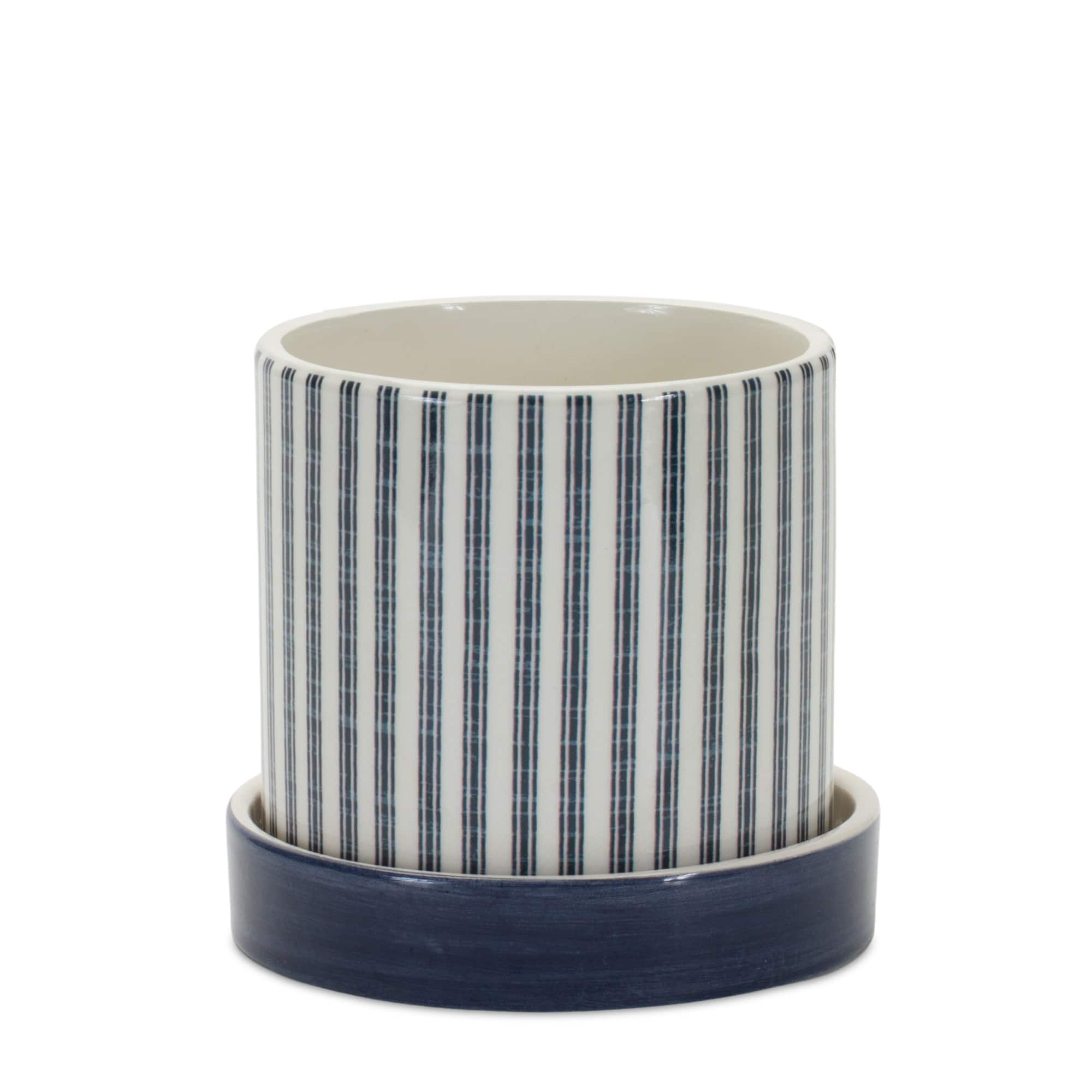 Geometric Pot Set with Plate